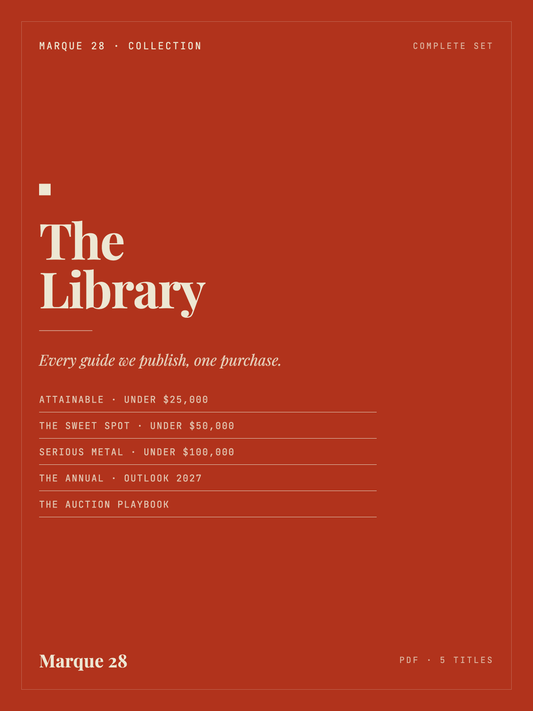 The Library — Every Guide, One Purchase — Marque 28