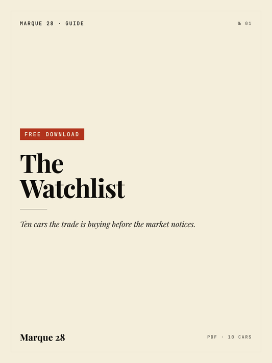 The Watchlist — Marque 28